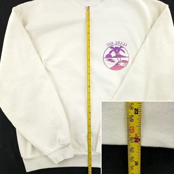 Bad Bunny Sweatshirt Un Verano Sin Ti Thick Fleece Official Merchandise Large - Picture 9 of 14